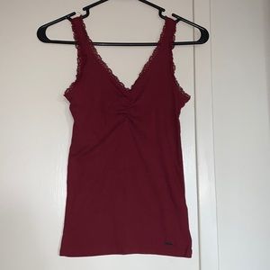 Burgundy Colored Tank Top